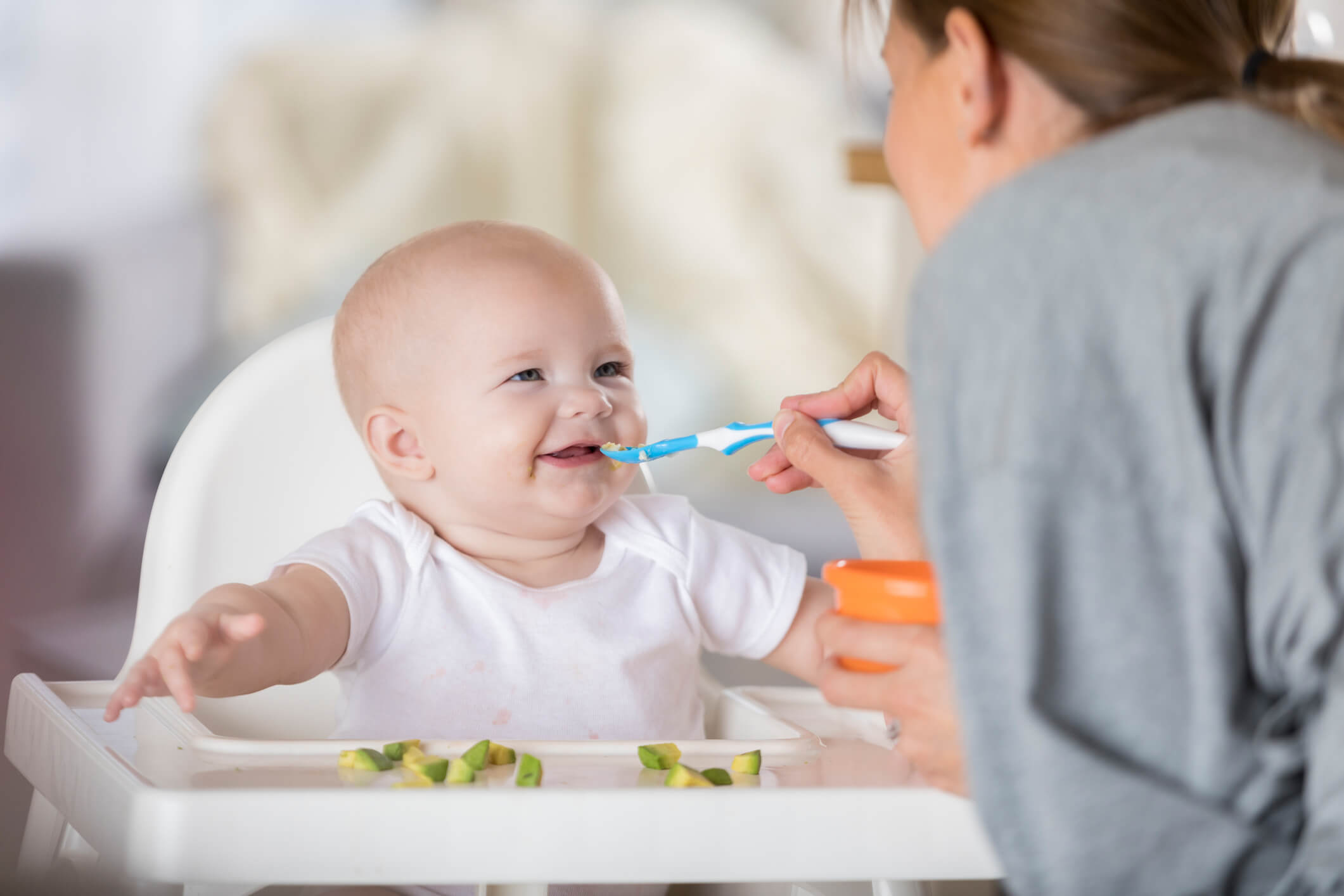 introdução alimentar - mãe e bebê