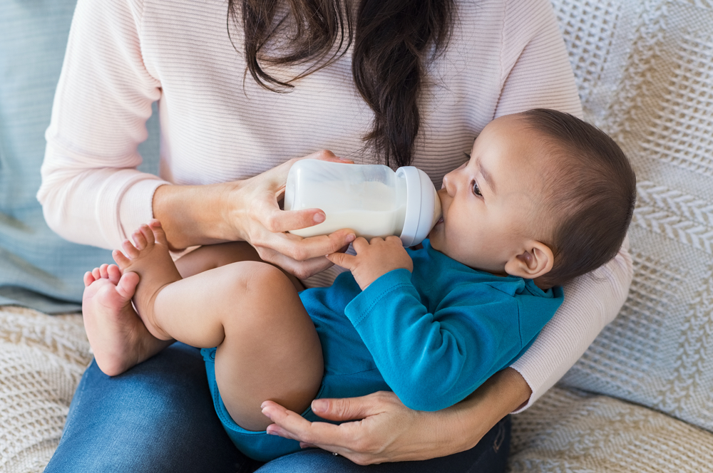 bebê mamadeira quantidade