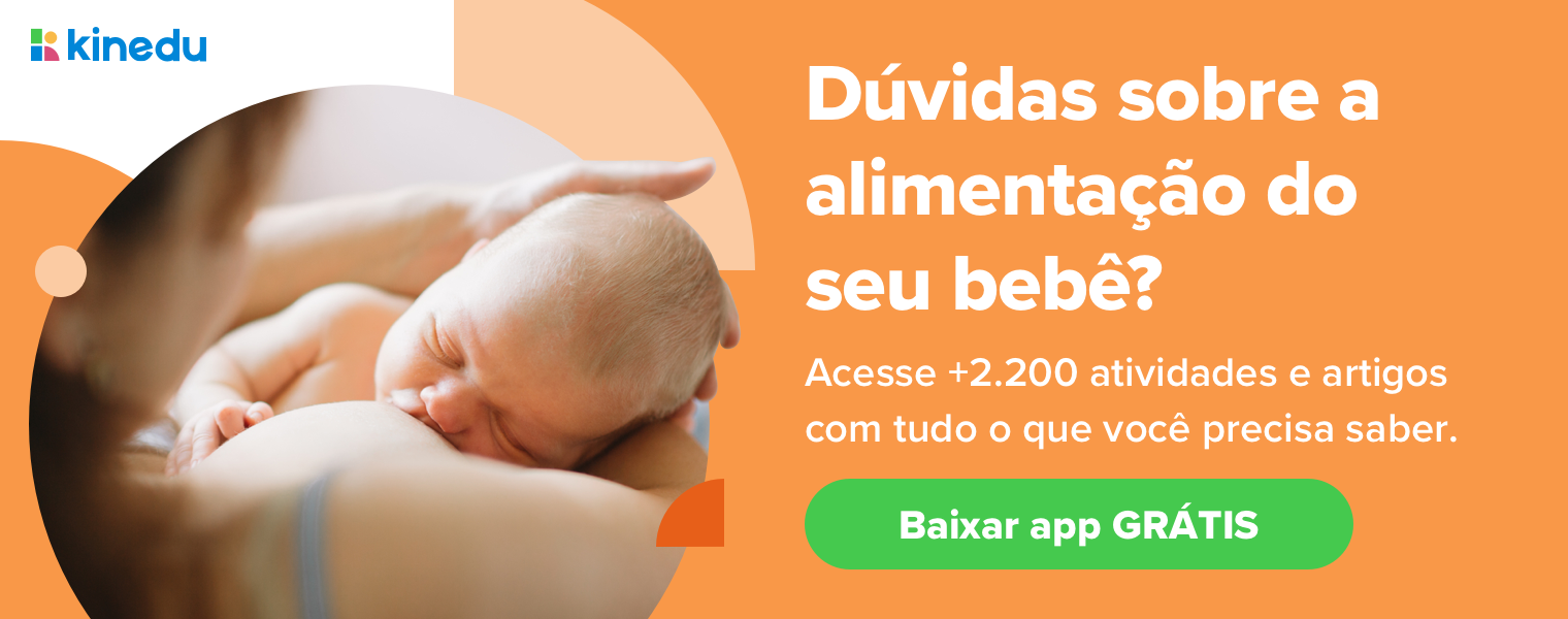 banner kinedu alimentação bebê